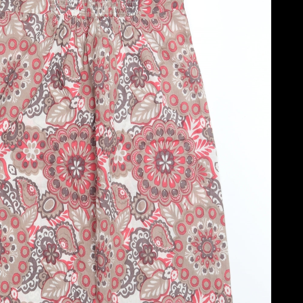 BM  Womens Multicoloured Floral  A-Line  Size 12