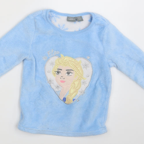 Disne Girls Blue   Pullover Jumper Size 5-6 Years  - Frozen