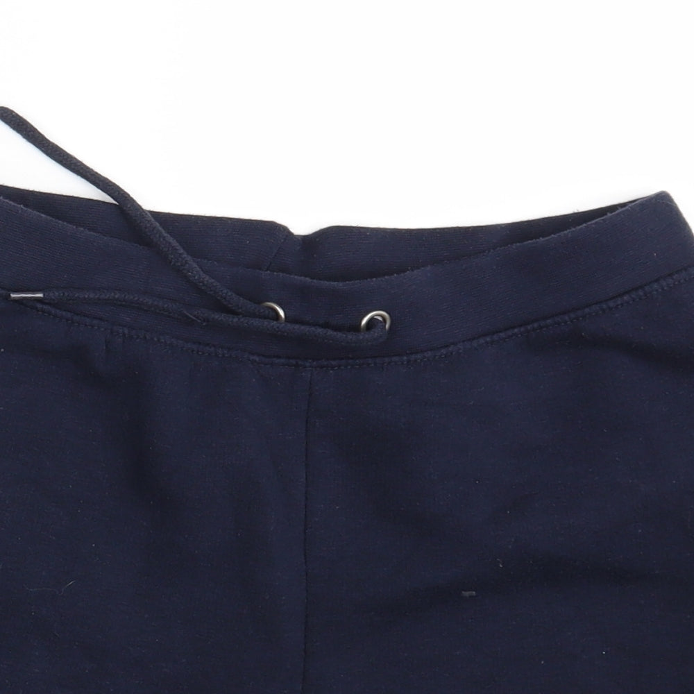 Kangaroo Poo Girls Blue   Sweat Shorts Size 11-12 Years