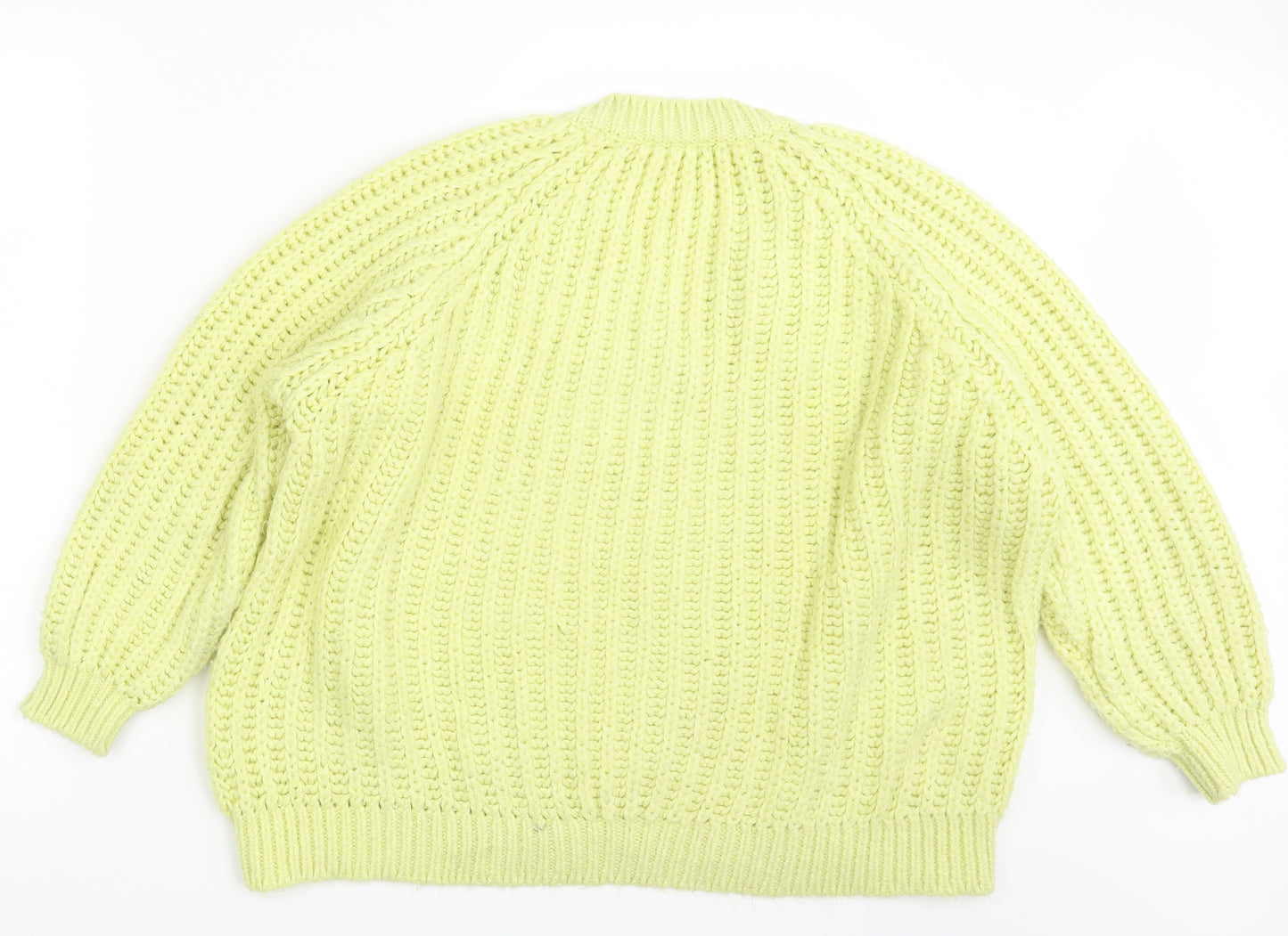 Dorothy Perkins Womens Yellow   Pullover Jumper Size L