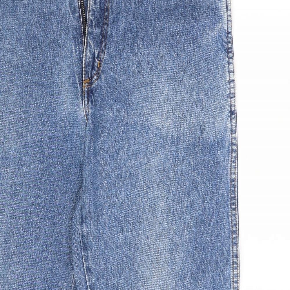 Wrangler Mens Blue  Denim Straight Jeans Size 30 in L30 in