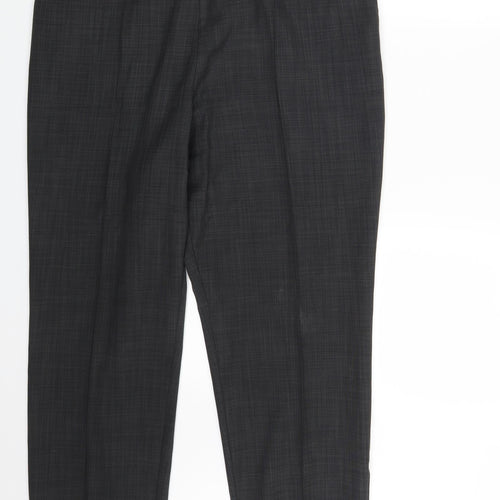 Classic Womens Grey   Dress Pants Trousers Size 18 L27 in