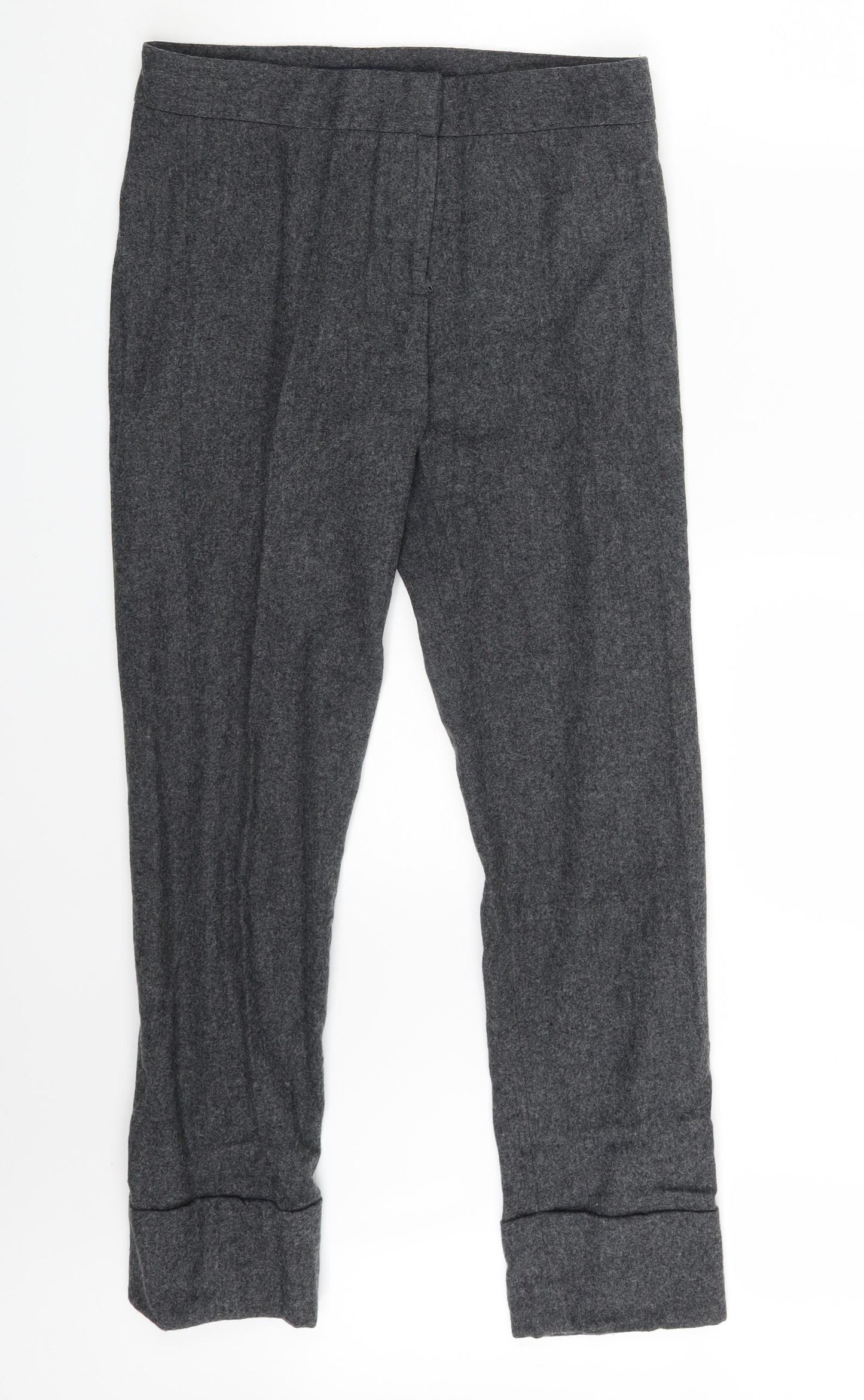 French Connection Womens Grey   Dress Pants Trousers Size 8 L26 in