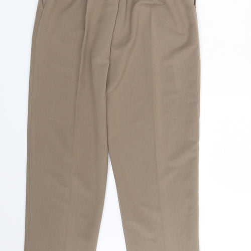 Envy Womens Beige   Dress Pants Trousers Size 14 L23 in