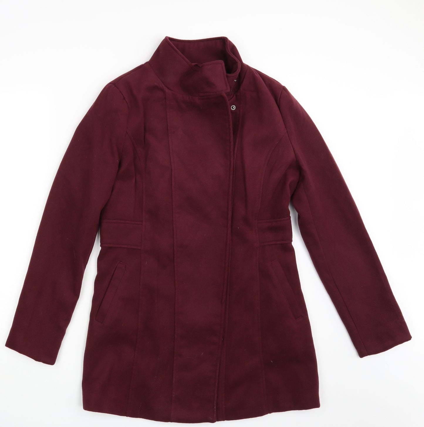 Atmosphere Womens Purple   Overcoat Coat Size 10