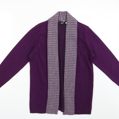 ME Womens Purple   Cardigan Jumper Size M