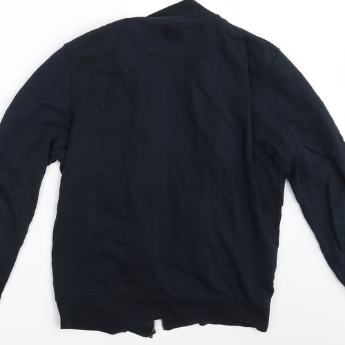 Lyle & Scott Mens Blue   Cardigan Jumper Size L