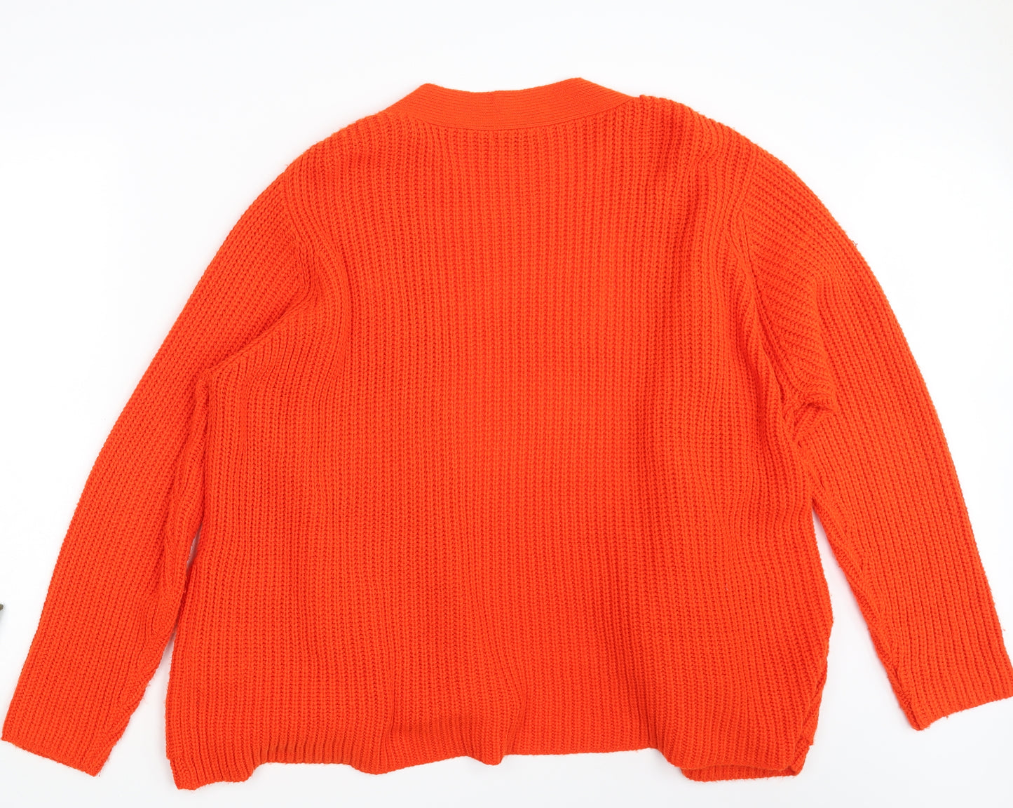 JDWilliams Womens Orange   Cardigan Jumper Size 18