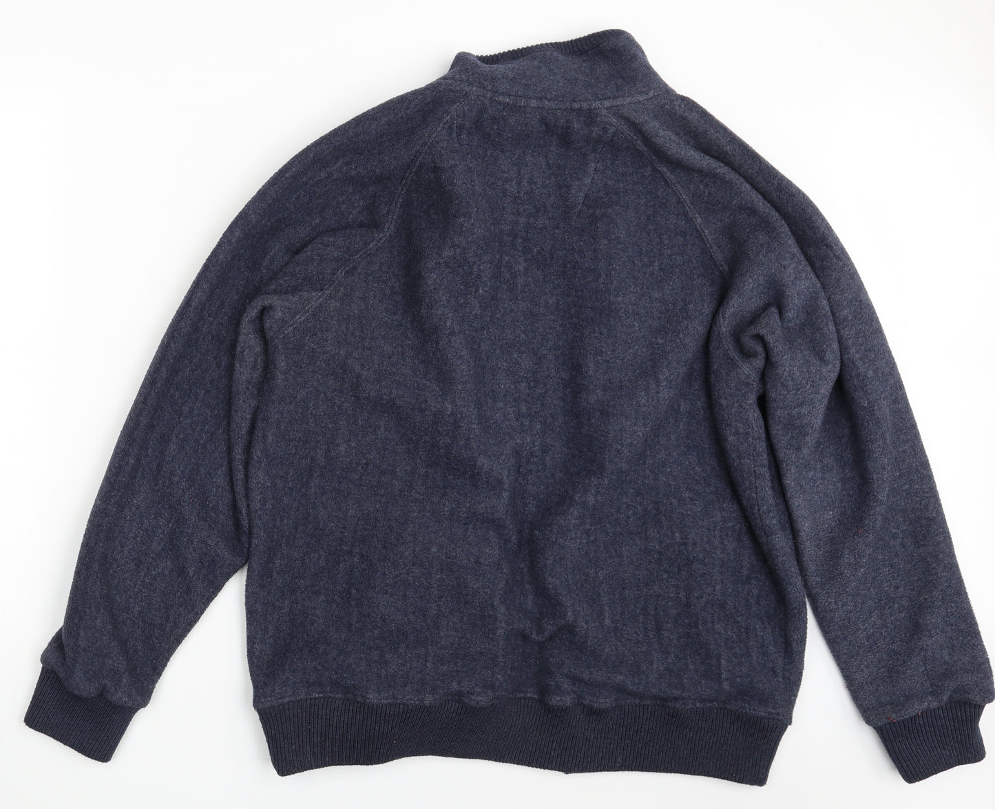 Boston Crew Mens Blue   Full Zip Jumper Size M