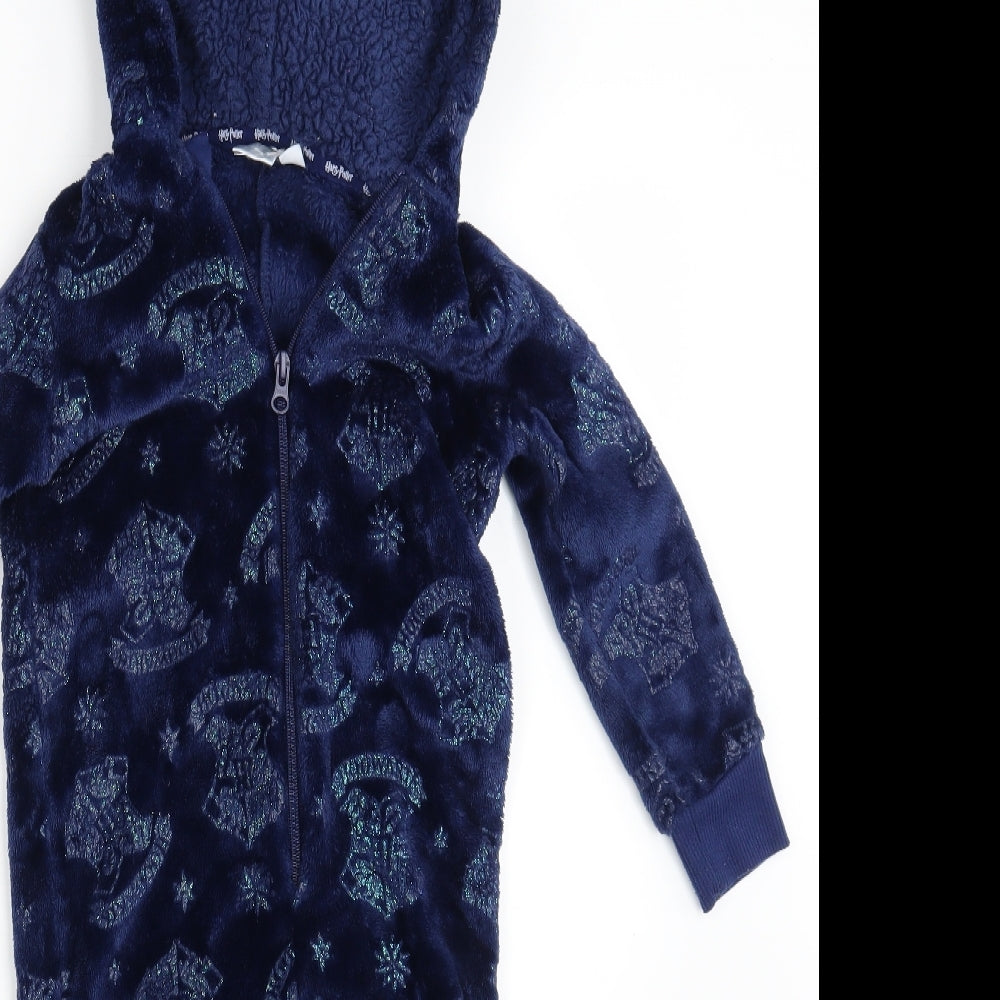 Harry Potter Girls Blue   Coverall One-Piece Size 5-6 Years L15 in
