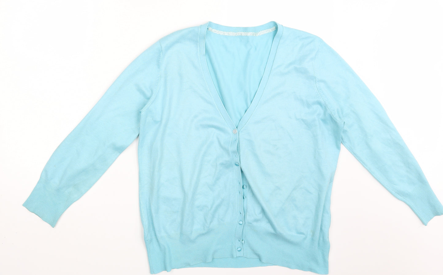 Bonmarché Womens Blue   Cardigan Jumper Size L