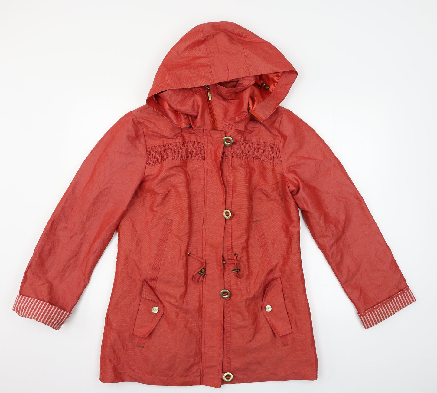 Per Una Womens Red   Parka Coat Size 12