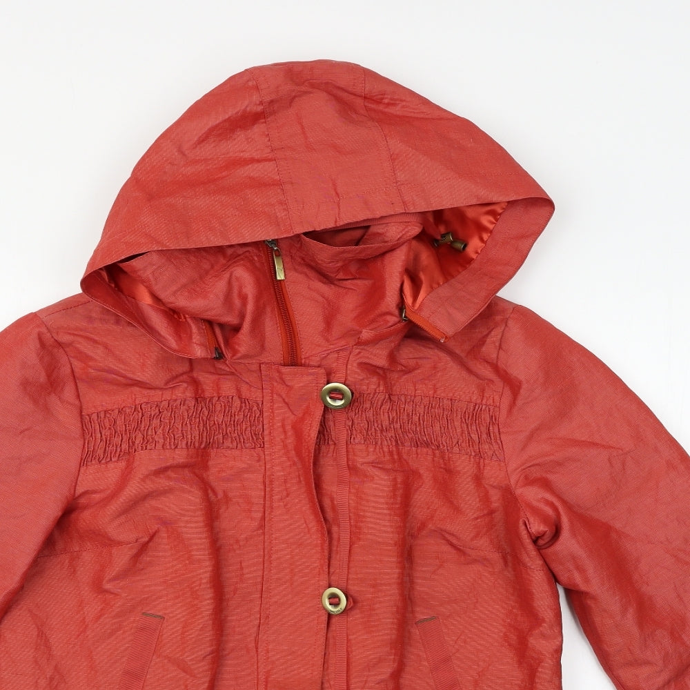 Per Una Womens Red   Parka Coat Size 12