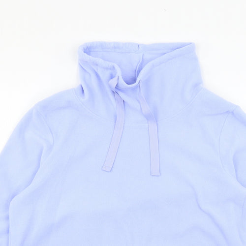 George Womens Blue Geometric Fleece Top Pyjama Top Size 8  - Eeyore