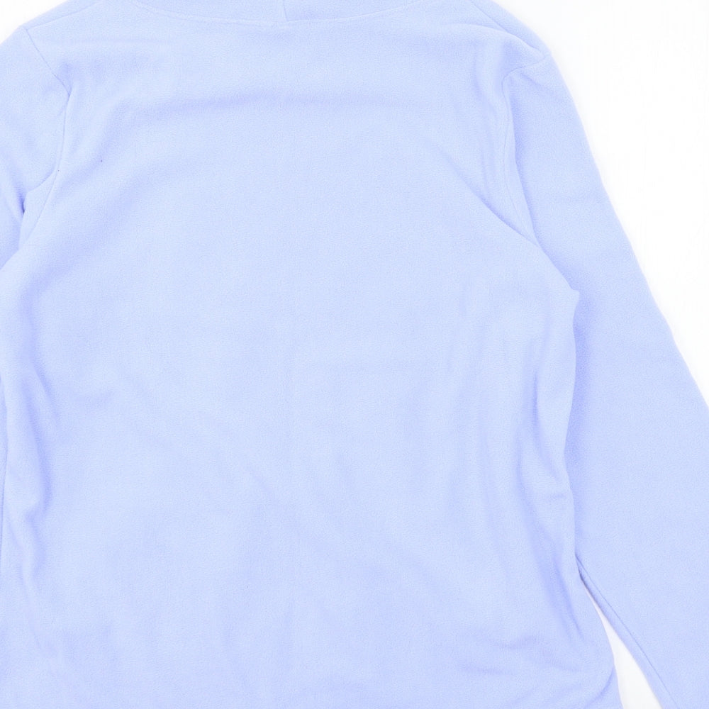 George Womens Blue Geometric Fleece Top Pyjama Top Size 8  - Eeyore