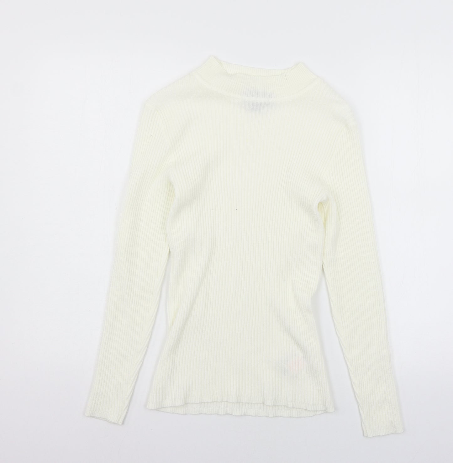 Primark Womens Ivory  Knit Pullover Jumper Size 14