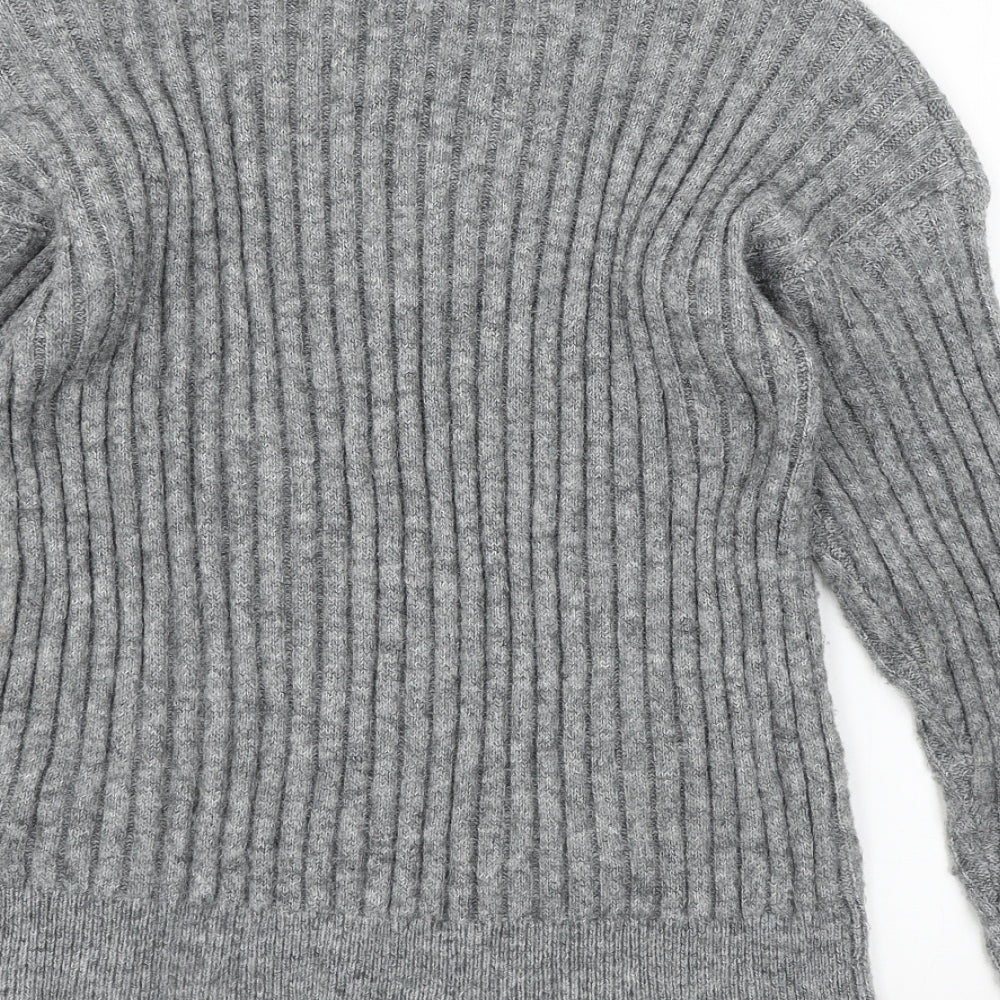 Primark Womens Grey  Knit Pullover Jumper Size 6