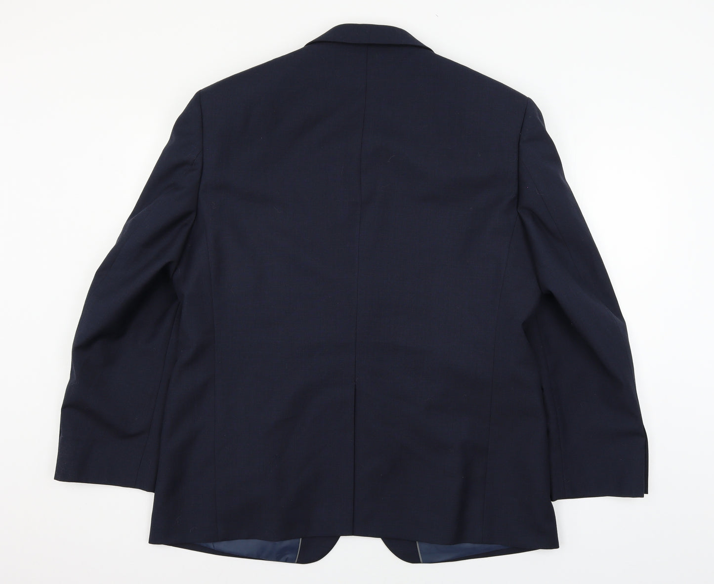 Marks and Spencer Mens Blue Striped  Jacket Suit Jacket Size XL