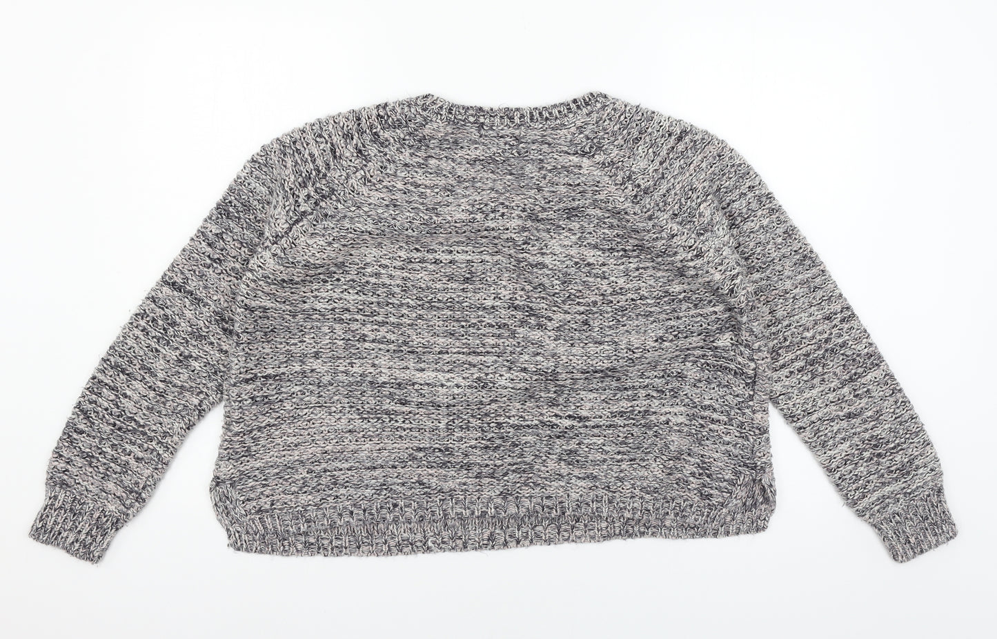 Papaya Womens Grey  Knit Pullover Jumper Size 14