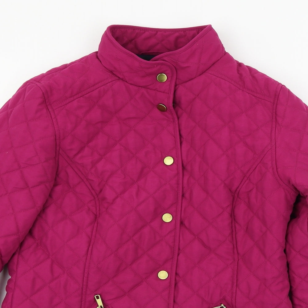 Marks and Spencer Womens Pink   Quilted Jacket Size 10