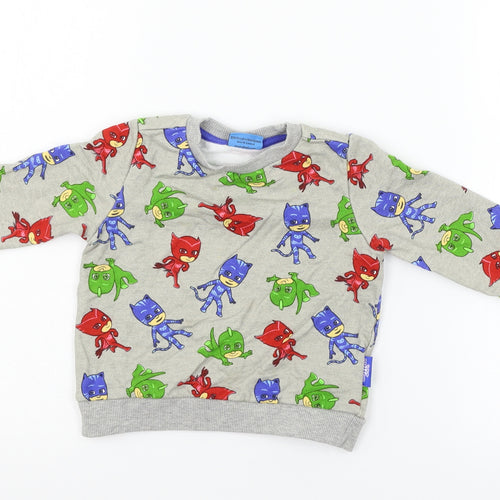 Preworn  Boys Grey   Pullover Jumper Size 2 Years