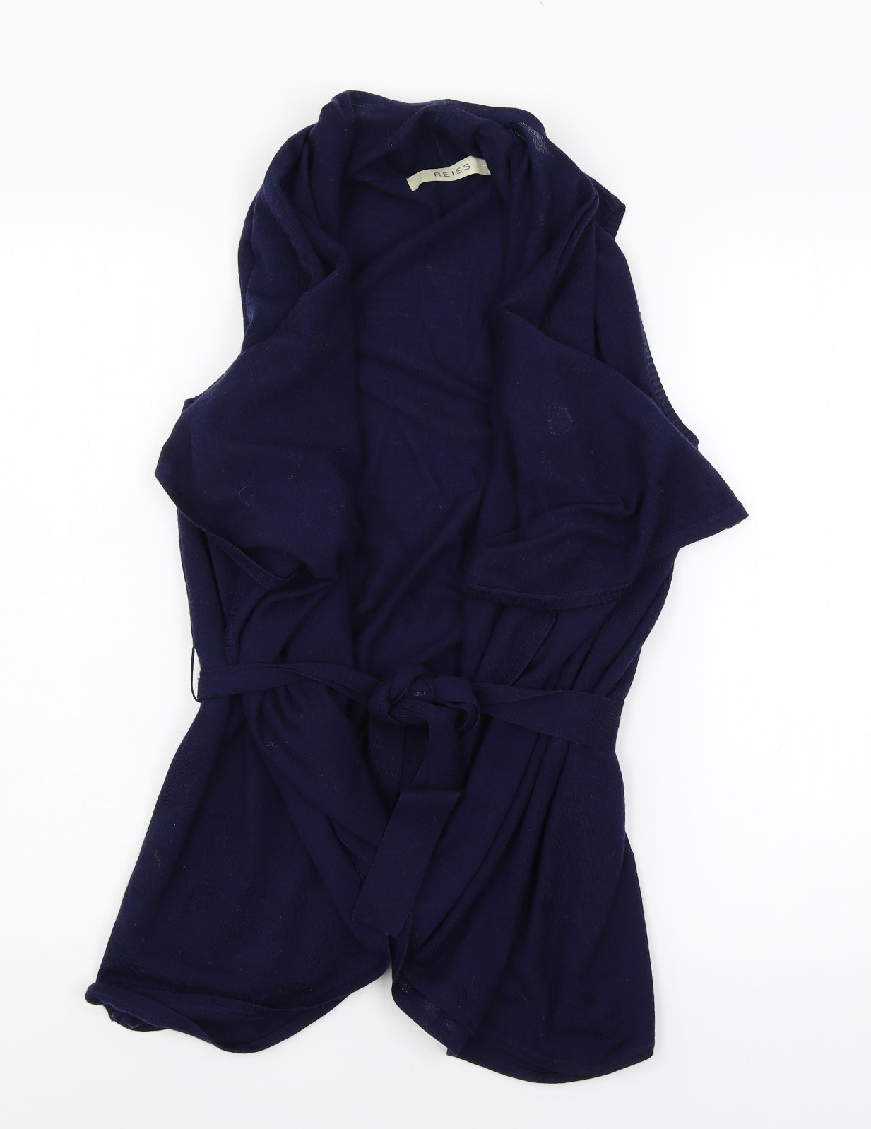 Reiss Womens Blue  Knit Cardigan Jumper Size M