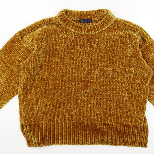 Marks and Spencer Womens Yellow  Knit Pullover Jumper Size M
