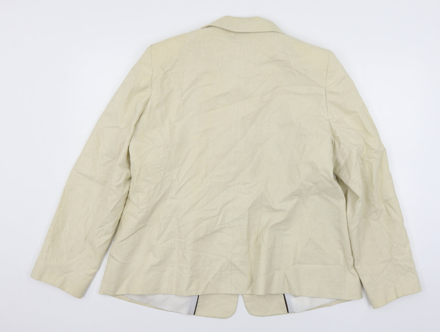 Bonmarché Womens Ivory   Jacket Blazer Size 18