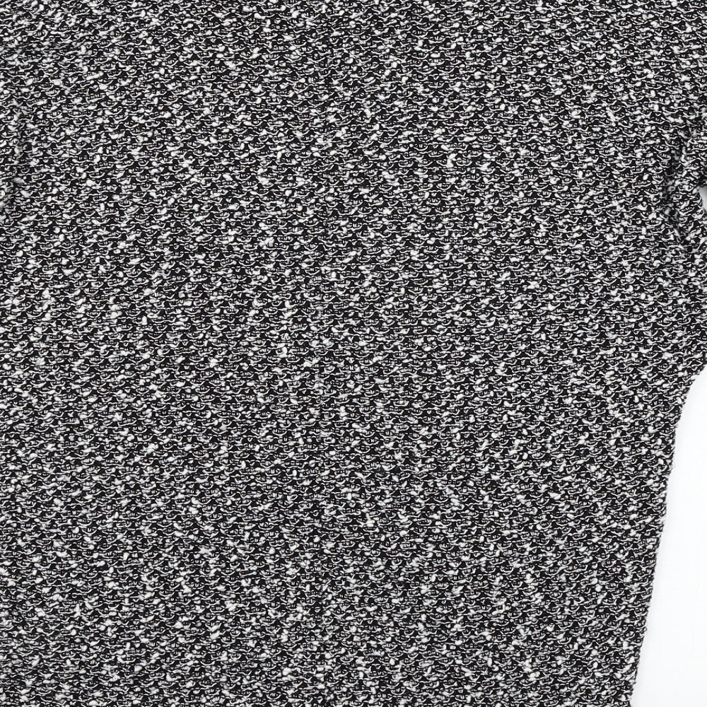 New Look Womens Black  Jersey Basic T-Shirt Size 6