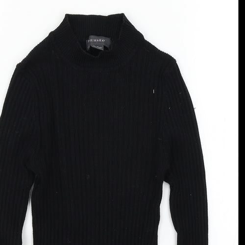 Primark Womens Black  Knit Pullover Jumper Size 6