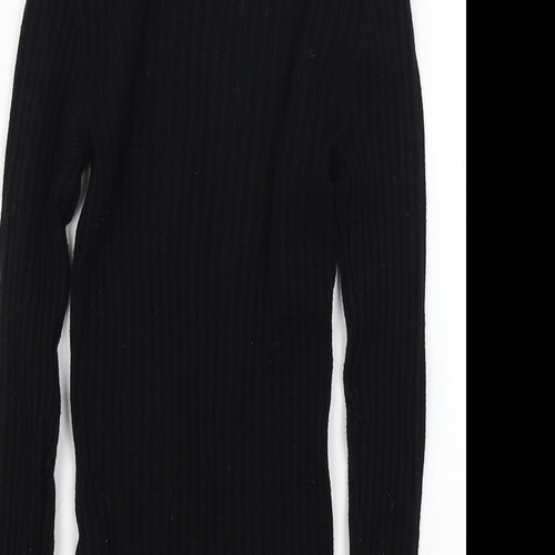 Primark Womens Black  Knit Pullover Jumper Size 6
