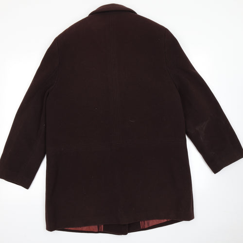 Elementary Womens Red   Overcoat Coat Size 14
