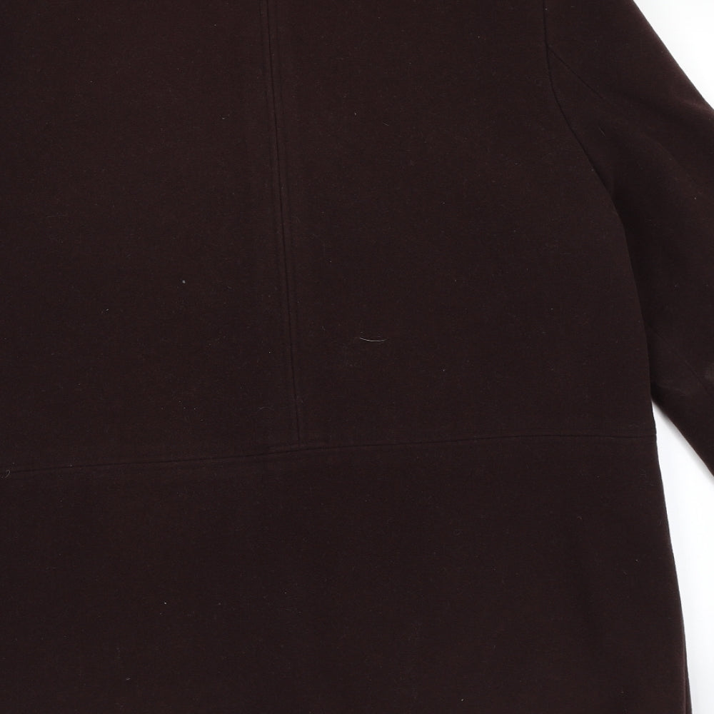 Elementary Womens Red   Overcoat Coat Size 14