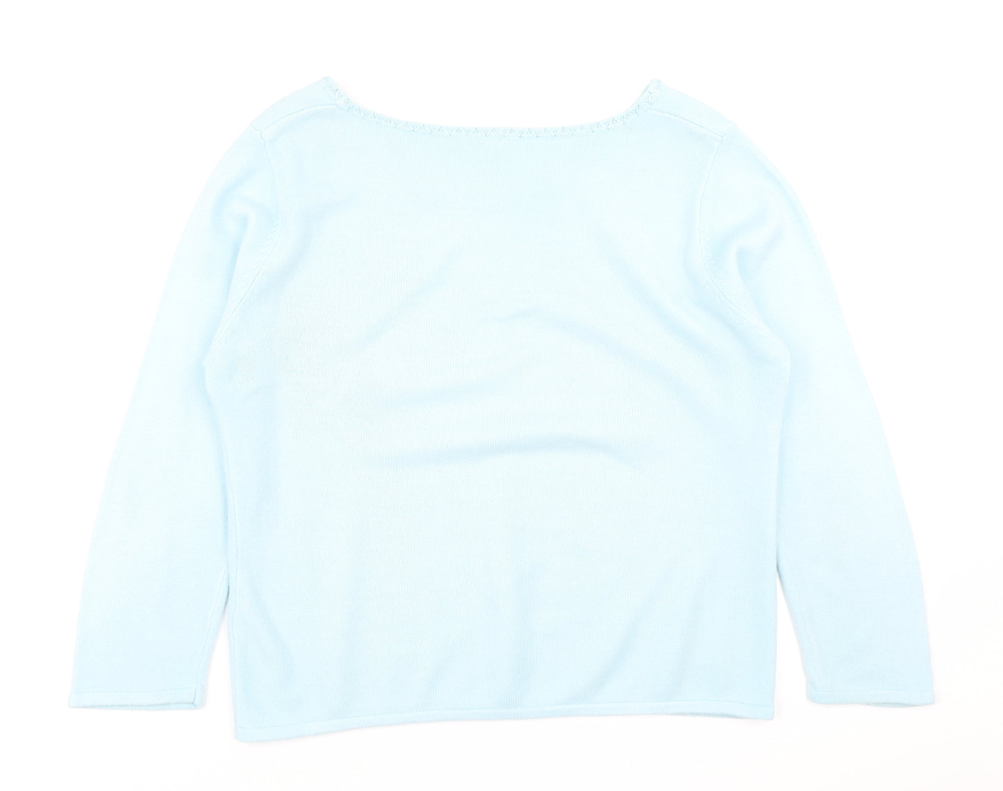 Atmosphere Womens Blue  Knit Pullover Jumper Size 10