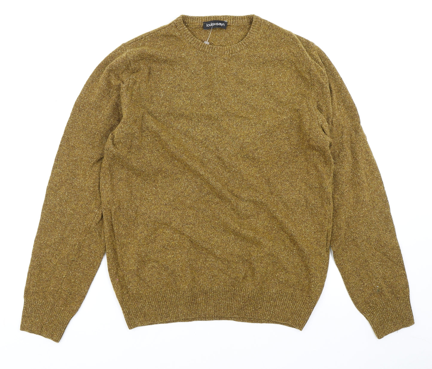 Louis Sayn Mens Brown   Pullover Jumper Size M