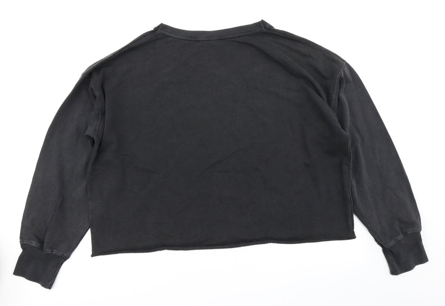 All Saints Womens Black   Pullover Sweatshirt Size S  - Cropped