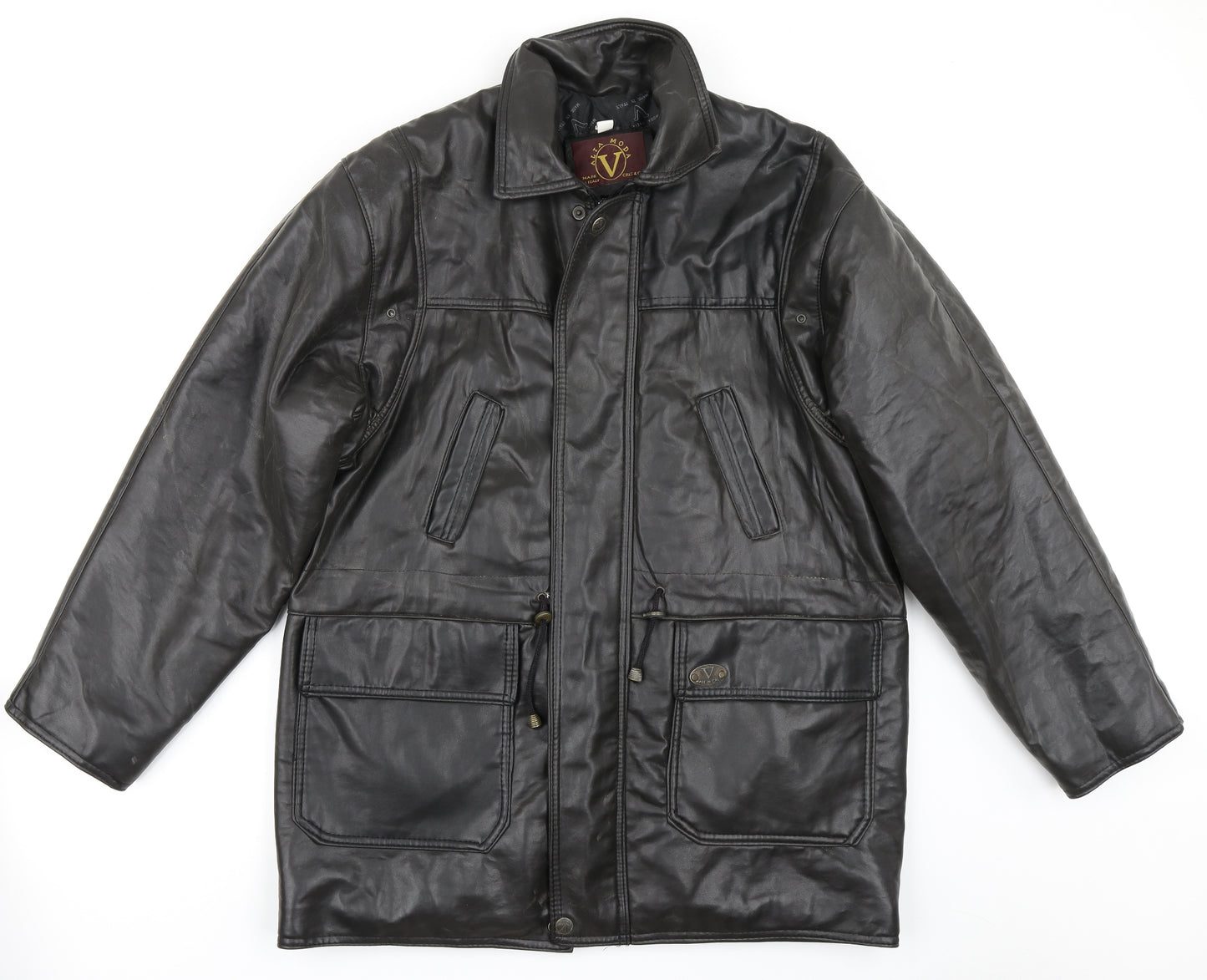 Alia Moda Mens Black   Jacket Coat Size M