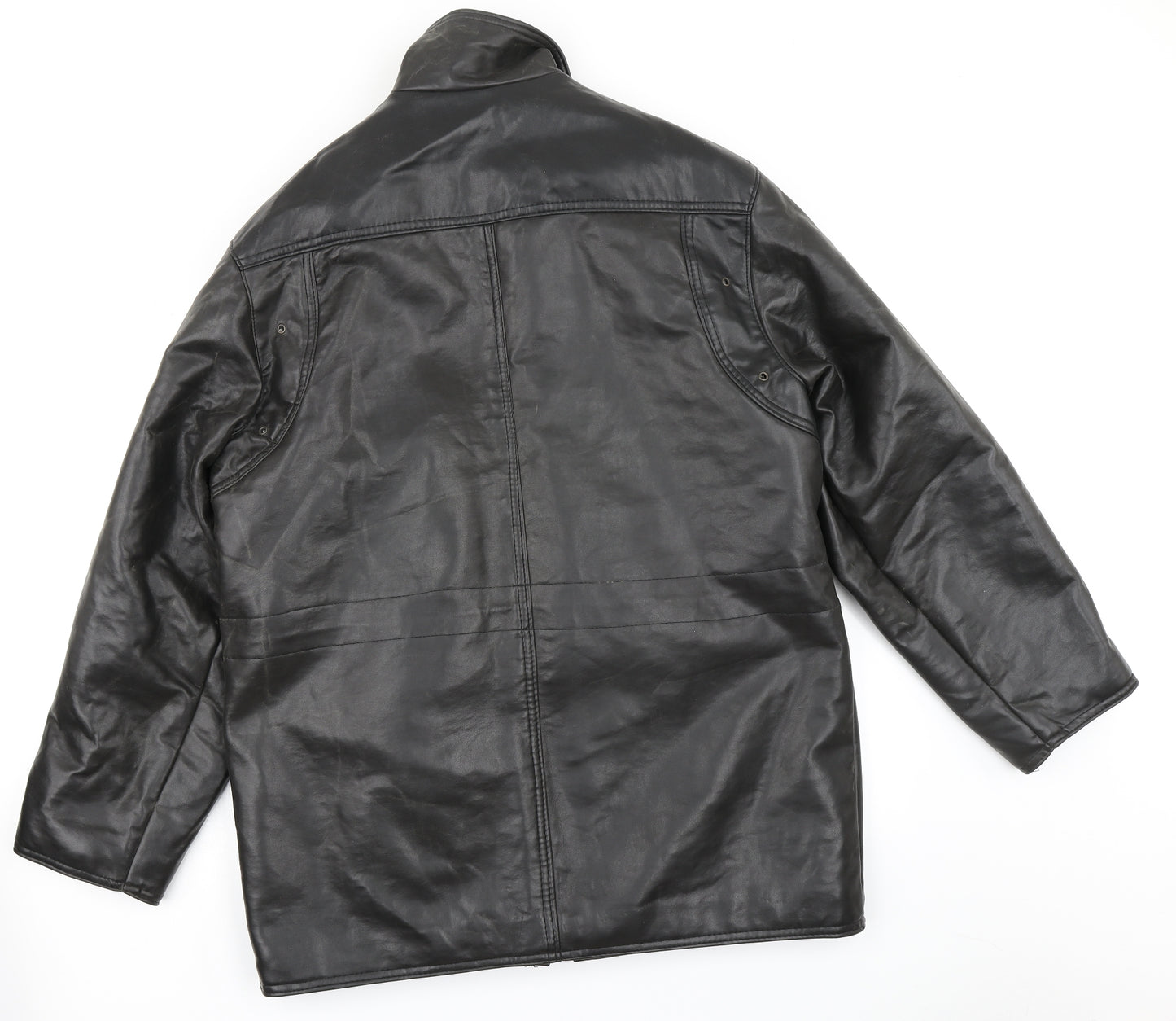 Alia Moda Mens Black   Jacket Coat Size M