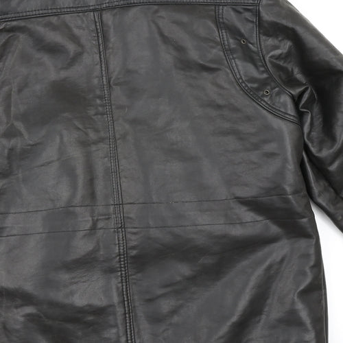 Alia Moda Mens Black   Jacket Coat Size M