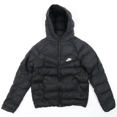 Nike Boys Black Puffer Jacket Coat Size 12 Years – Preworn