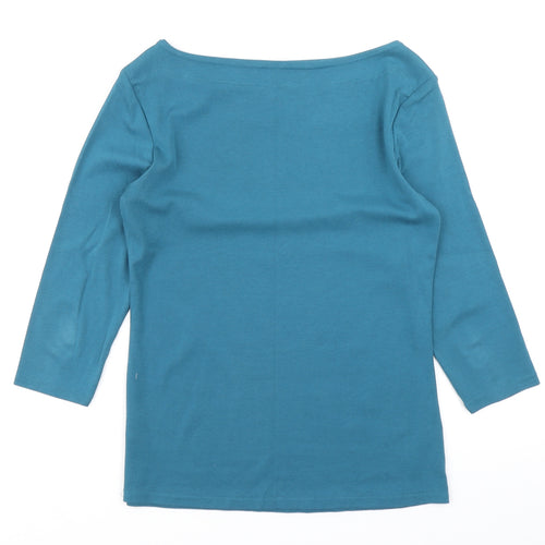 Nutmeg Womens Blue   Basic T-Shirt Size 10