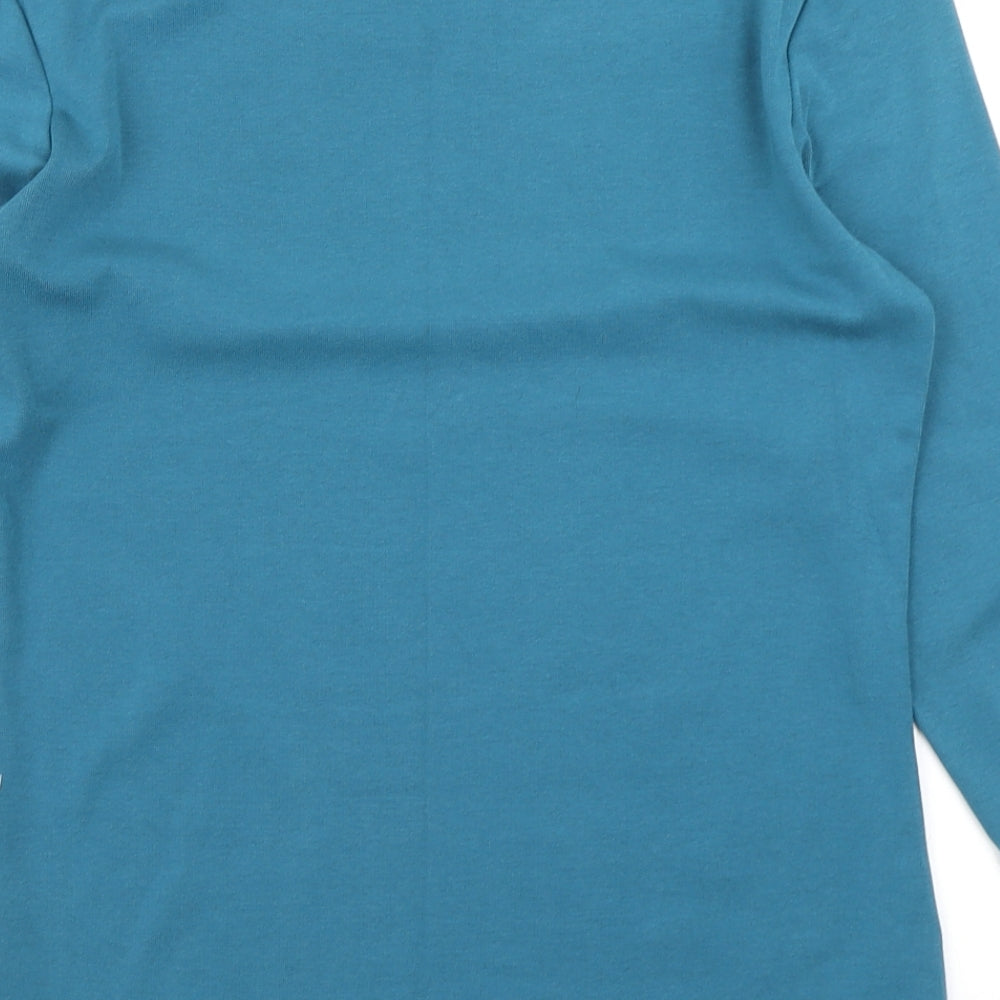 Nutmeg Womens Blue   Basic T-Shirt Size 10