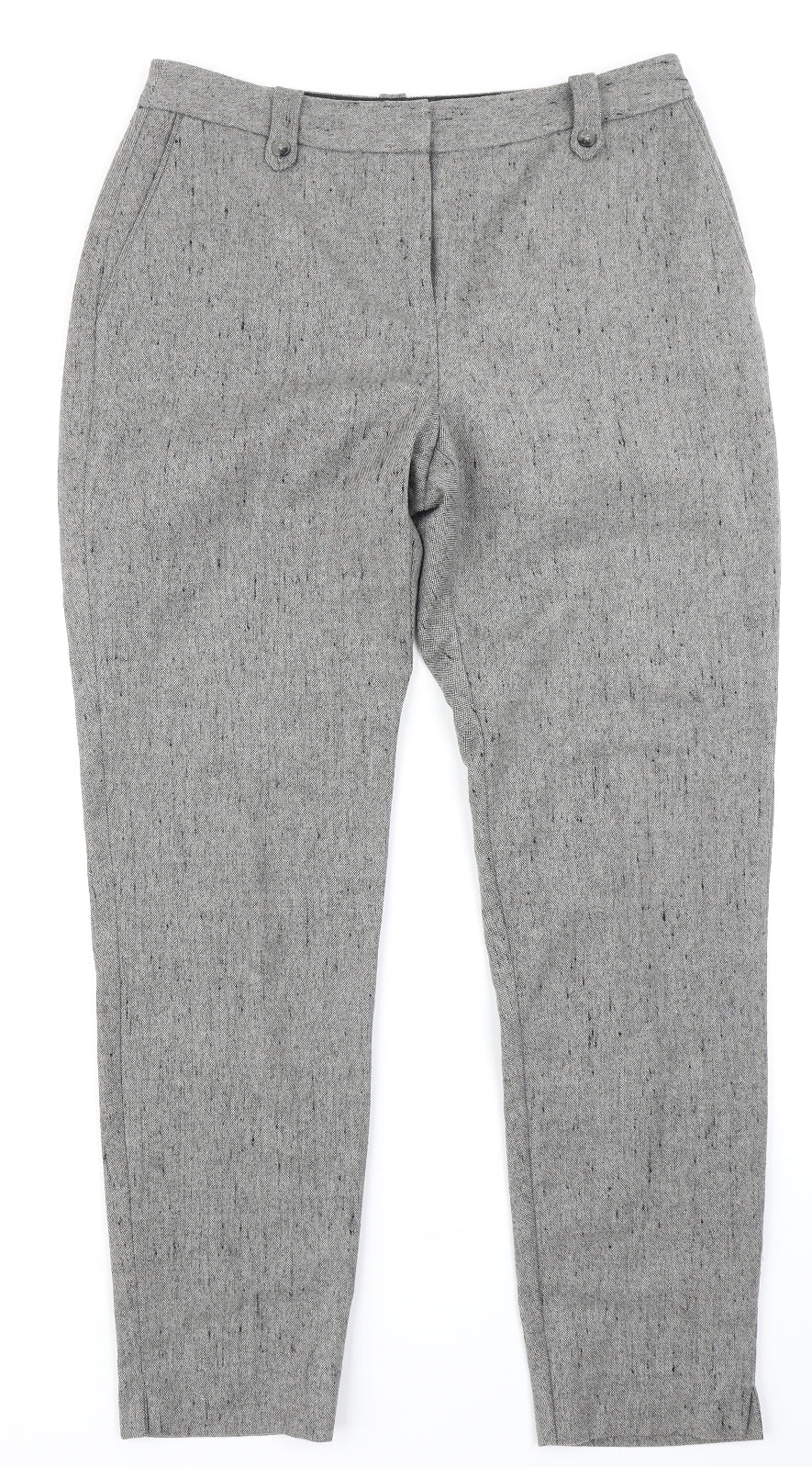 Preworn Womens Grey   Trousers  Size 10 L26 in