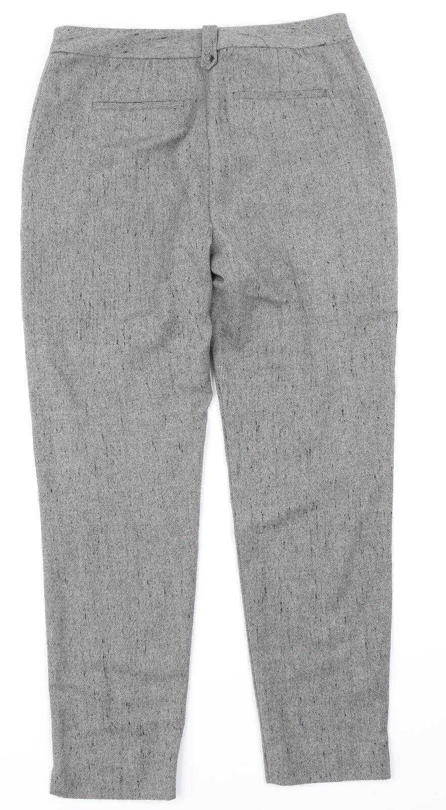 Preworn Womens Grey   Trousers  Size 10 L26 in