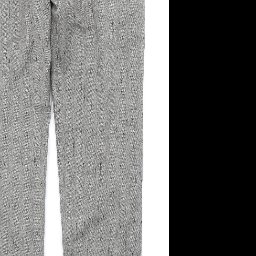 Preworn Womens Grey   Trousers  Size 10 L26 in