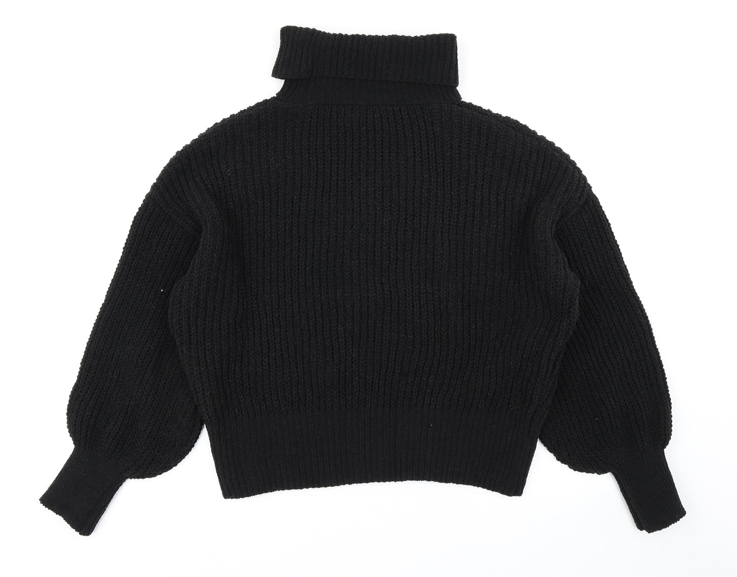 Primark Womens Black  Knit Pullover Jumper Size S