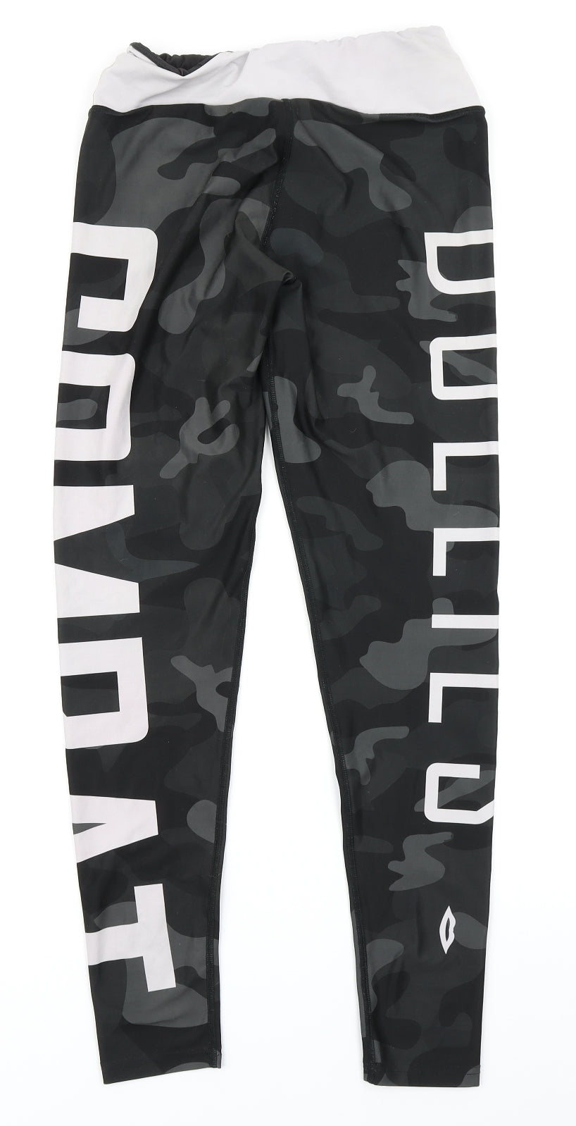 Combat Dollies Womens Green Camouflage  Compression Leggings Size L L28 in
