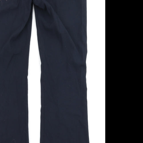 M&S Collection Womens Blue   Dress Pants Trousers Size 10 L25 in
