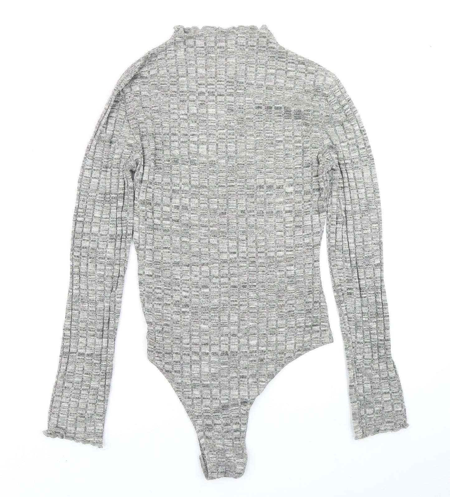 SheIn Womens Grey   Bodysuit One-Piece Size M