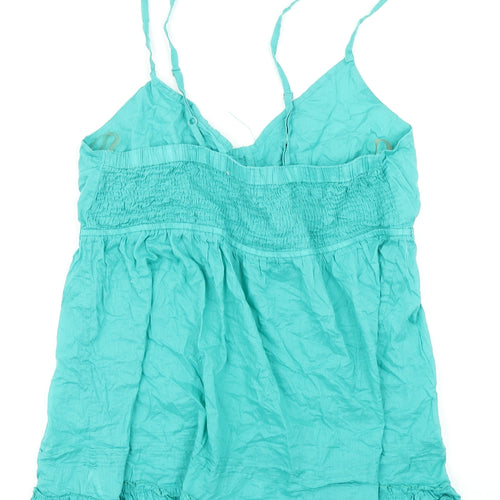 E-vie Womens Green   Camisole T-Shirt Size 16